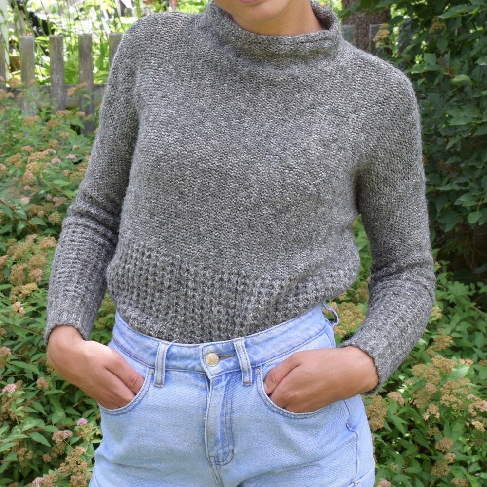 Mock Neck American Eagle Sweater